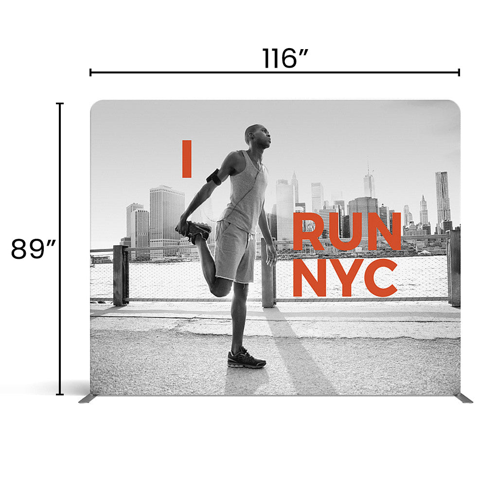 10' WaveLine Tension Fabric Trade Show Display