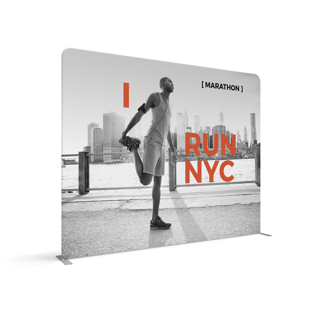 10' WaveLine Tension Fabric Trade Show Display