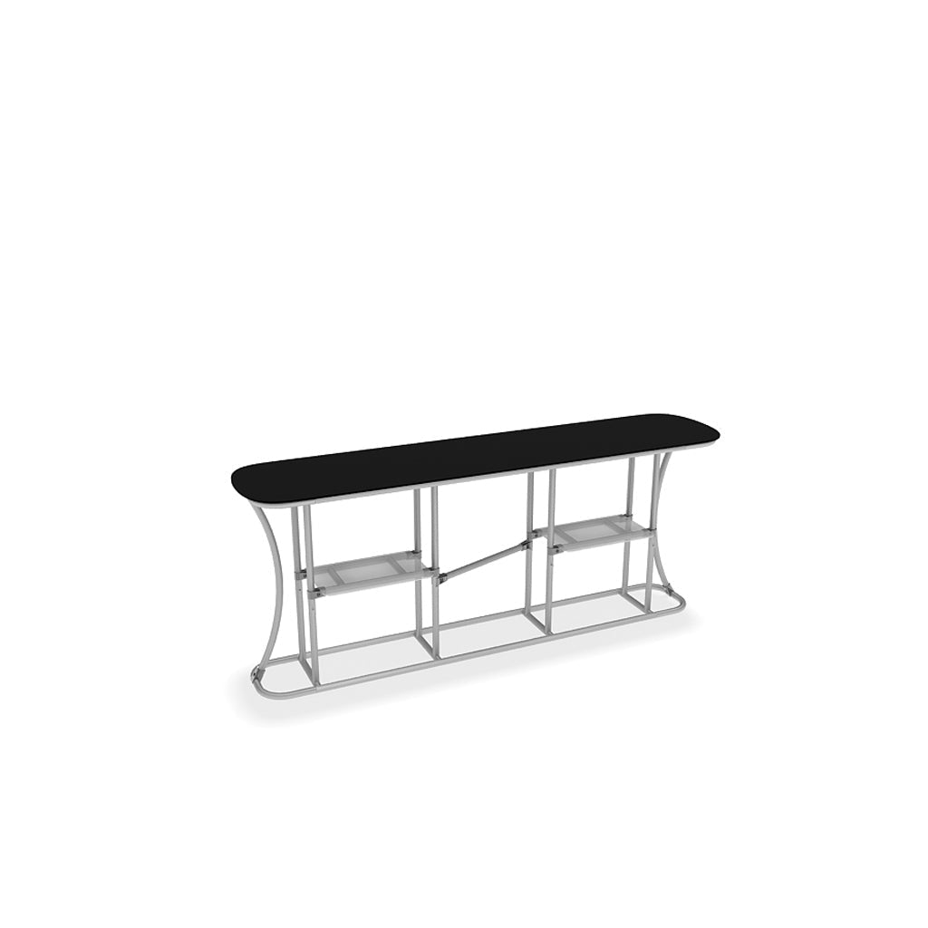8' Straight InfoDesk Trade Show Counter
