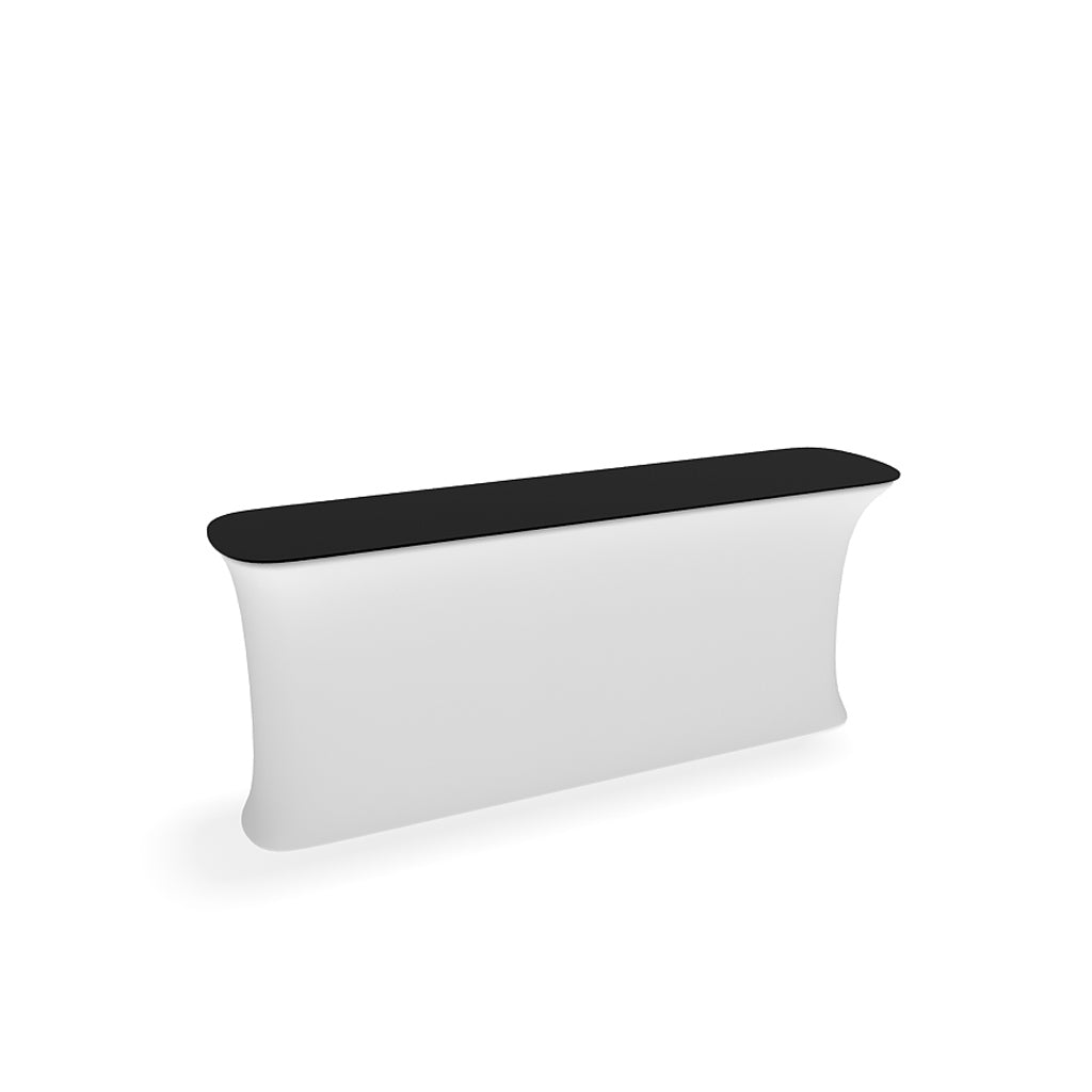 8' Straight InfoDesk Trade Show Counter