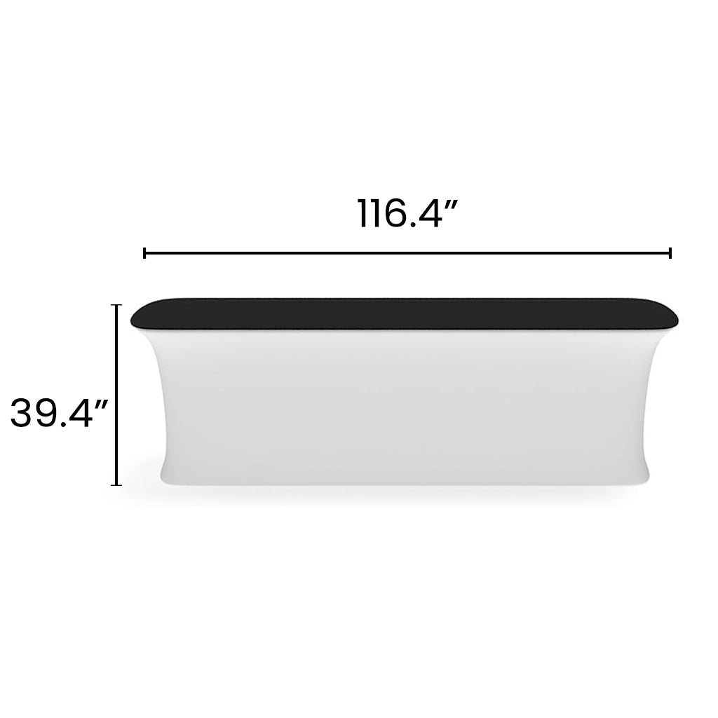 10' Straight InfoDesk Trade Show Counter