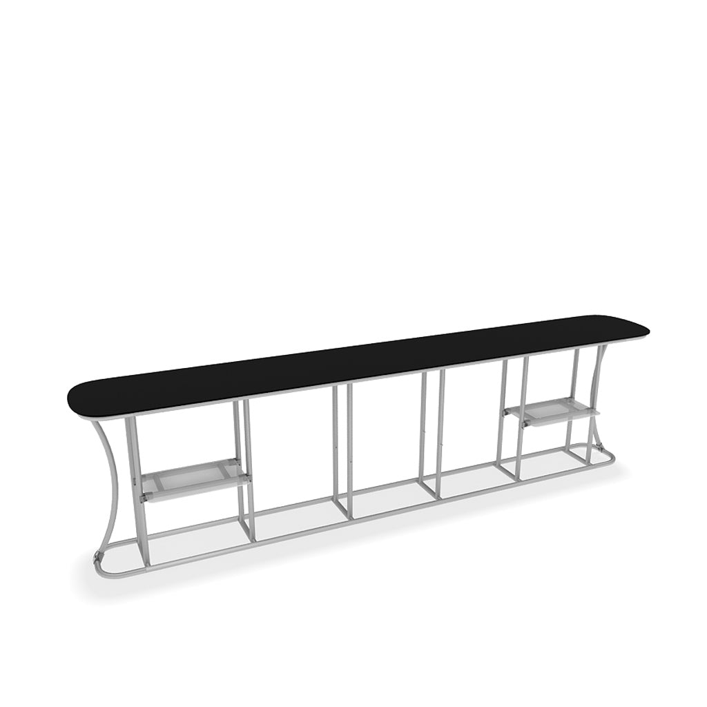 12' Straight InfoDesk Trade Show Counter