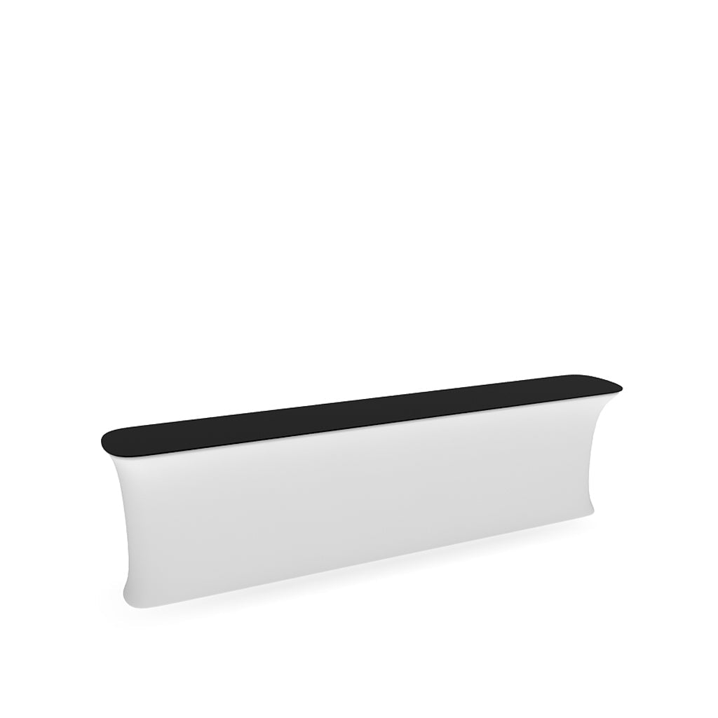 12' Straight InfoDesk Trade Show Counter