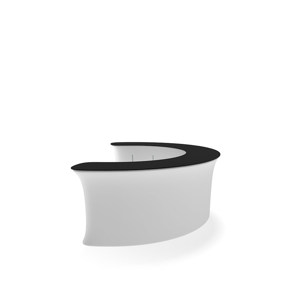 10' C Curve InfoDesk Trade Show Counter