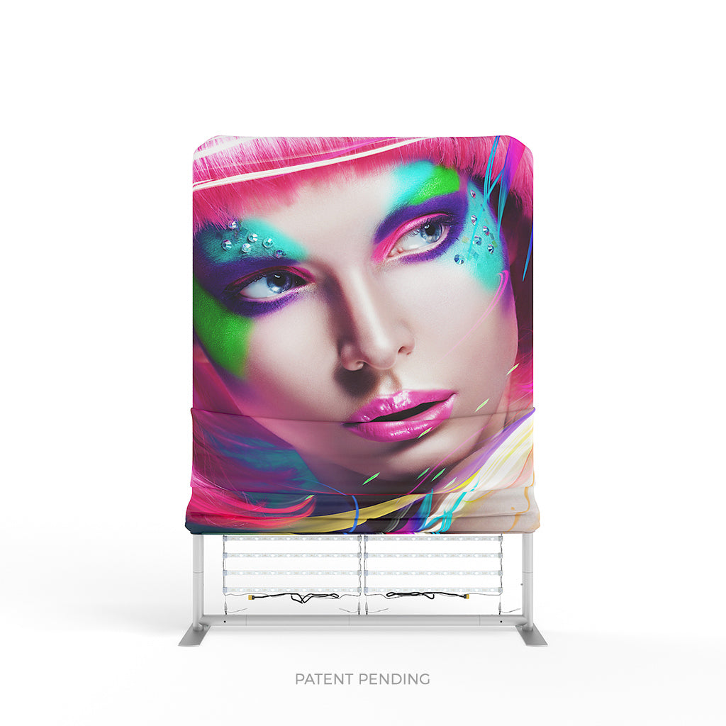 10' WaveLight Backlit Trade Show Display