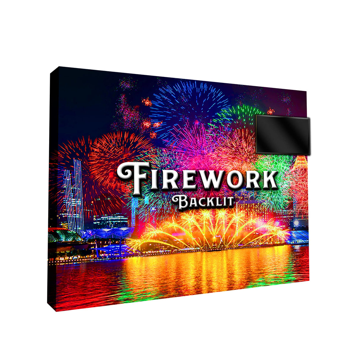 10&#39; Firework Backlit TV Display Kit