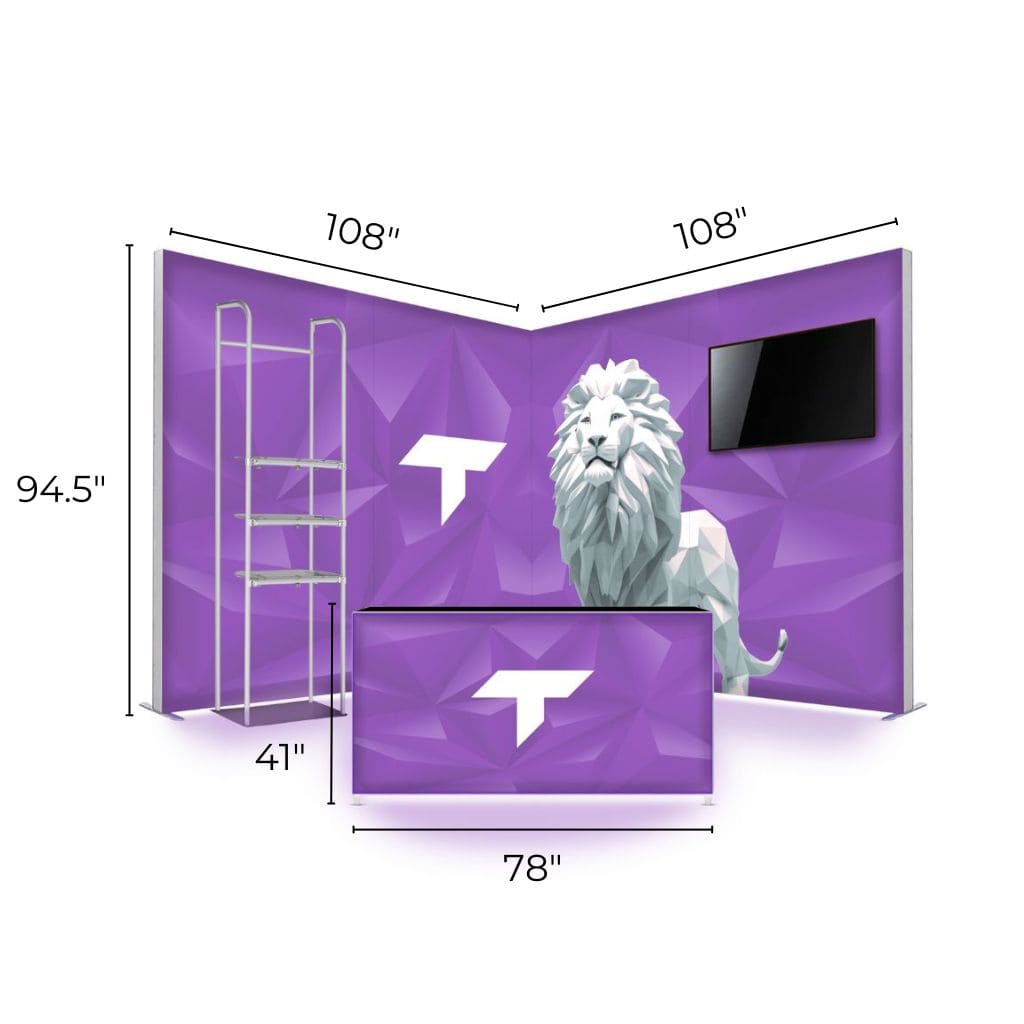 10 x 10 Infinity DNA Deluxe Trade Show Booth