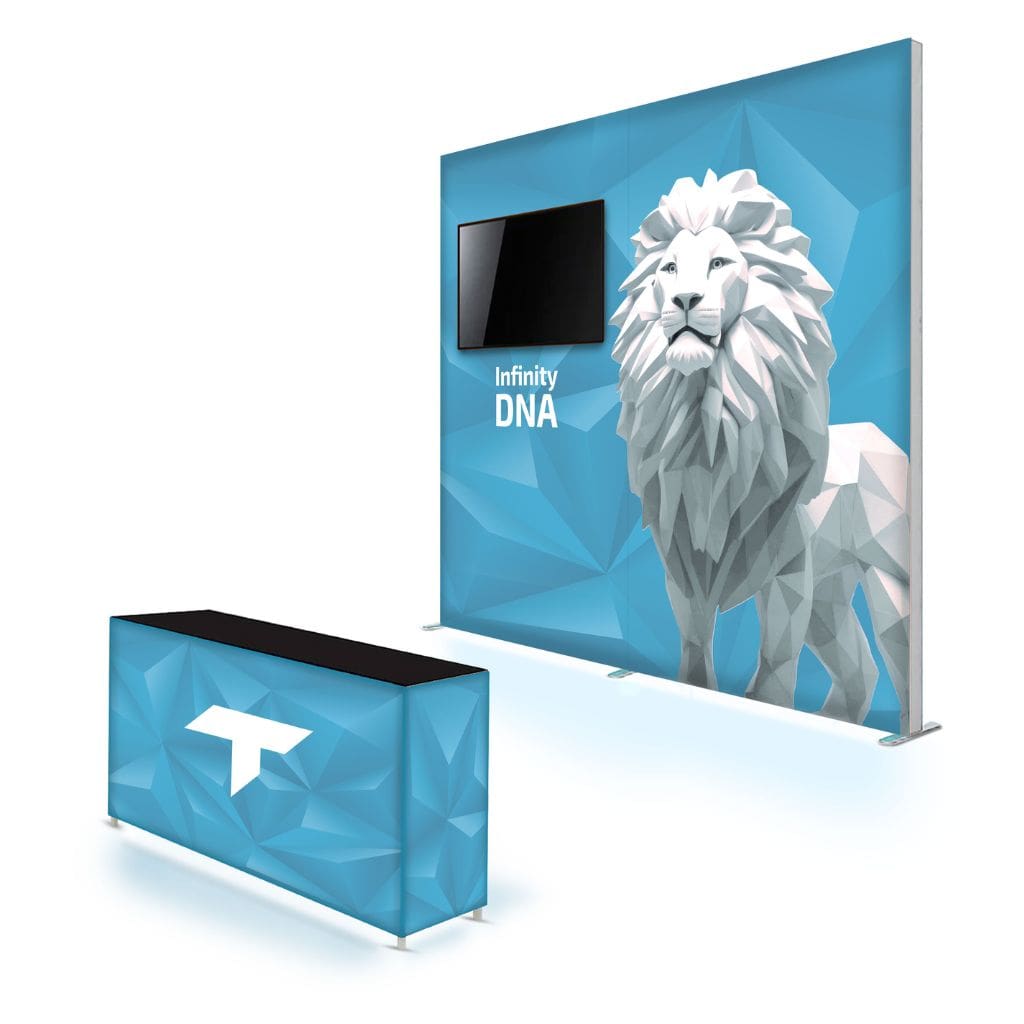 10 x 10 Infinity DNA Media Trade Show Booth