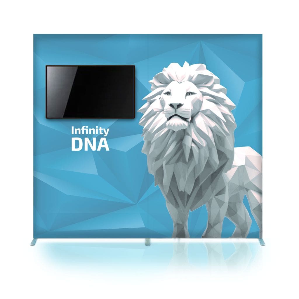 10 x 10 Infinity DNA Media Trade Show Booth