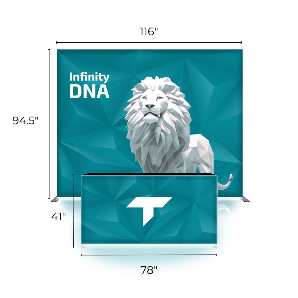 10 x 10 Infinity DNA Trade Show Booth