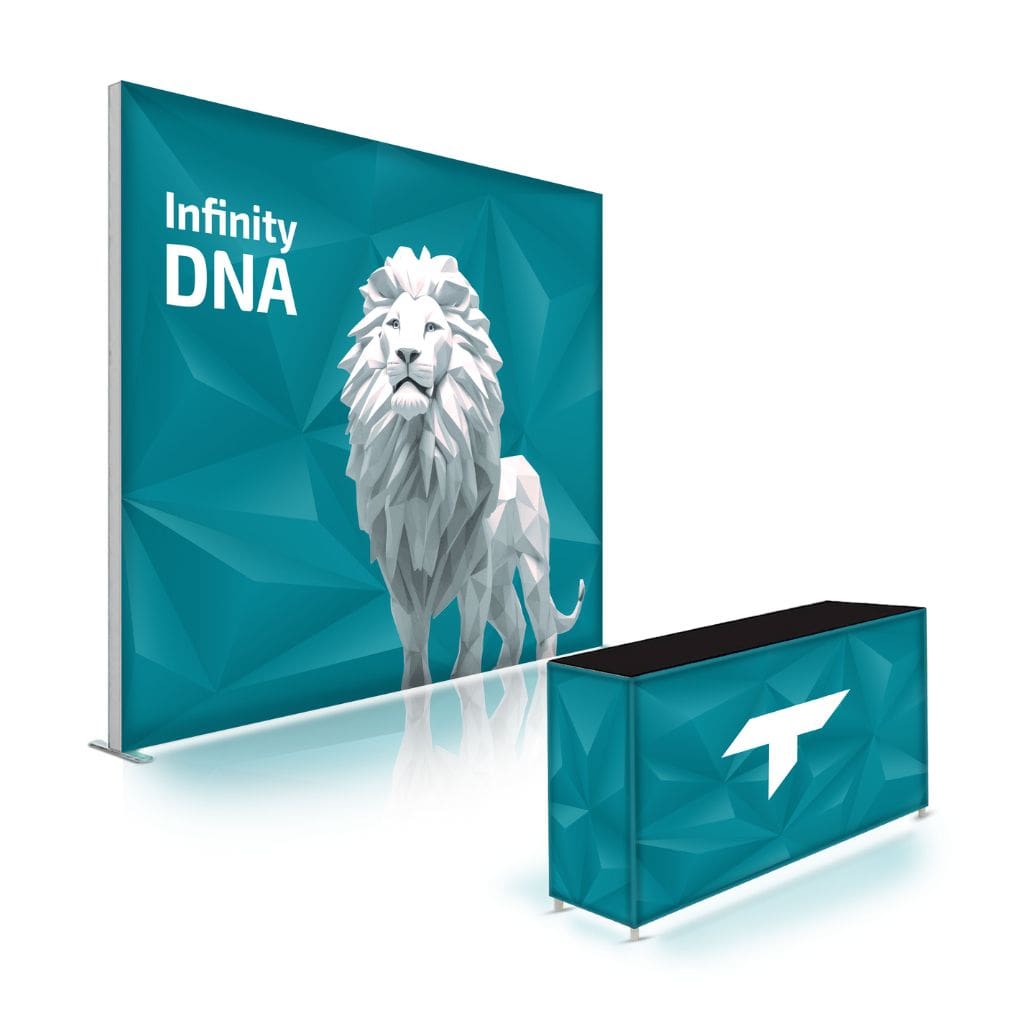 10 x 10 Infinity DNA Trade Show Booth
