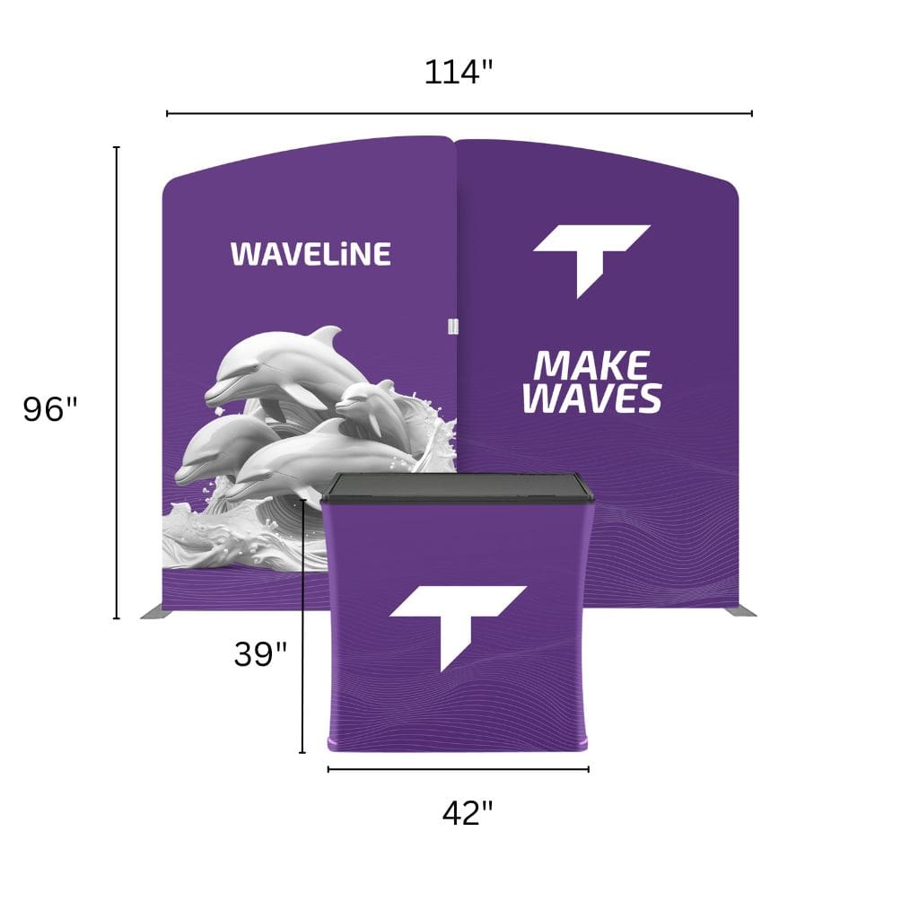 10 x 10 WaveLine AA1 Trade Show Booth
