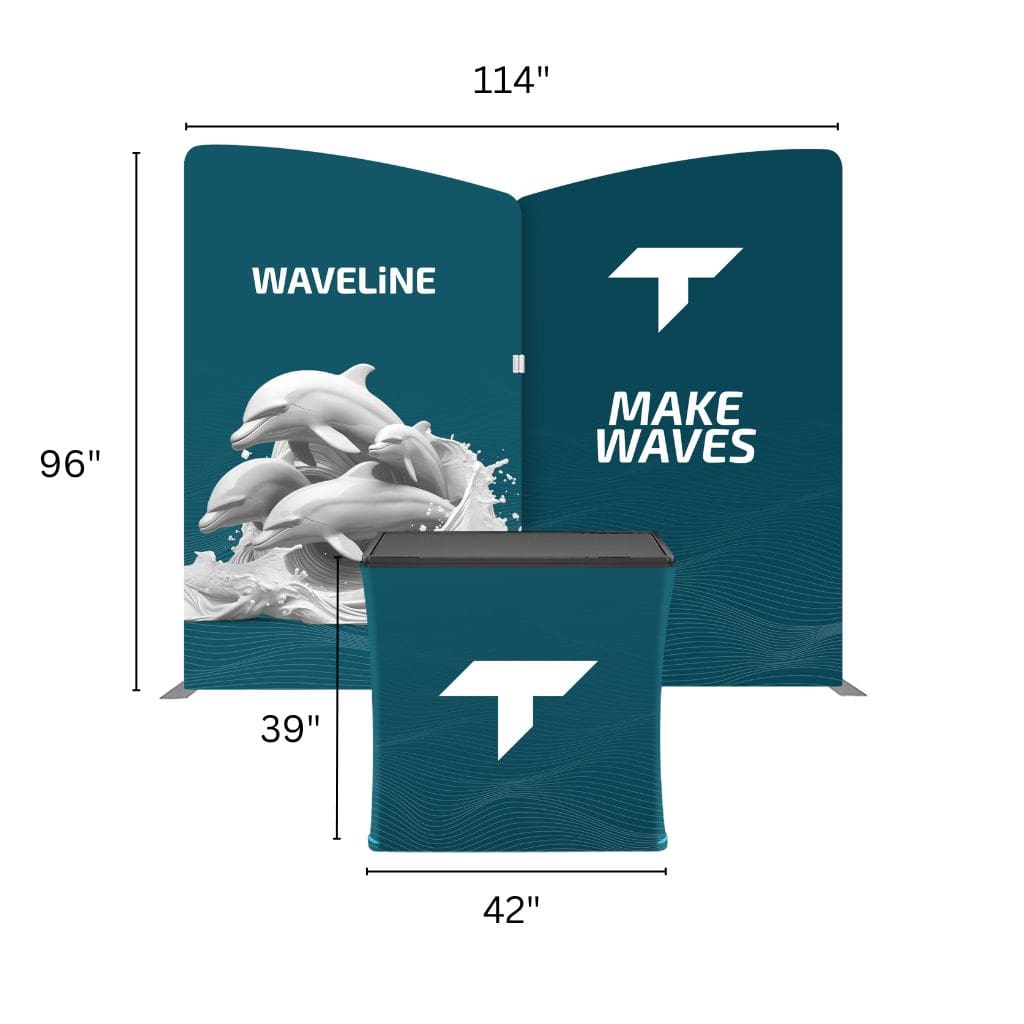 10 x 10 WaveLine AA2 Trade Show Booth