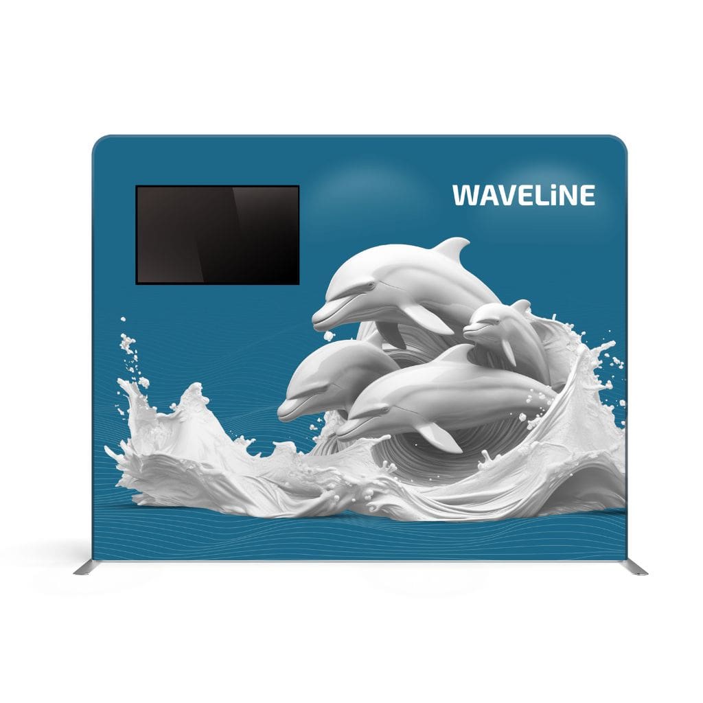 10 x 10 WaveLine Media Trade Show Booth