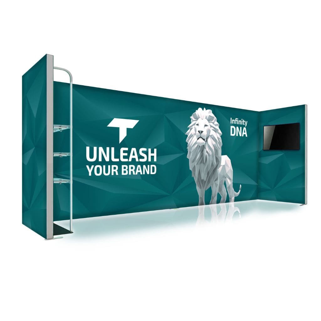 10 x 20 Infinity DNA Deluxe Trade Show Booth