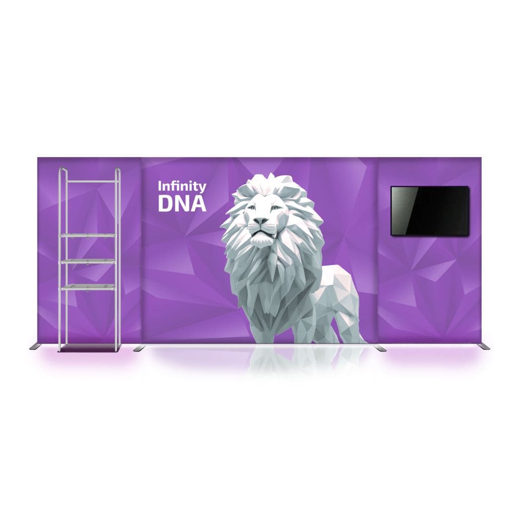 10 x 20 Infinity DNA Dual Trade Show Booth