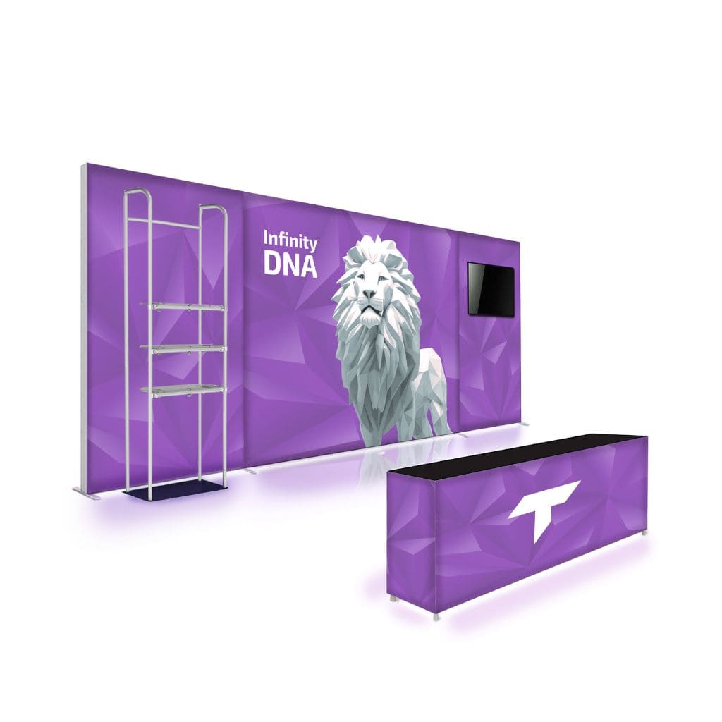 10 x 20 Infinity DNA Dual Trade Show Booth