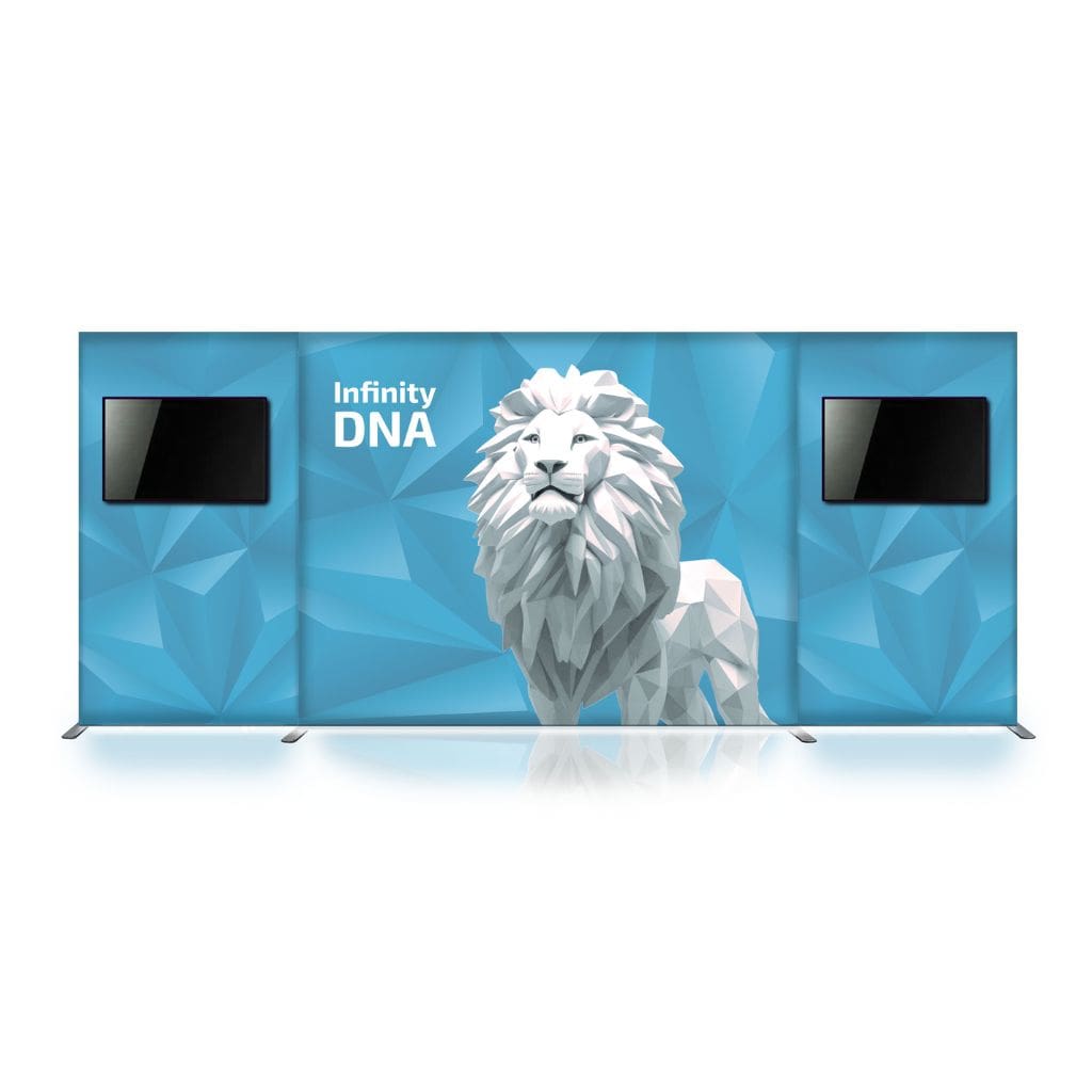 10 x 20 Infinity DNA Media Trade Show Booth