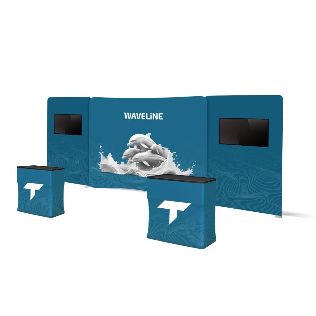 10 x 20 WaveLine Media ECE Trade Show Booth
