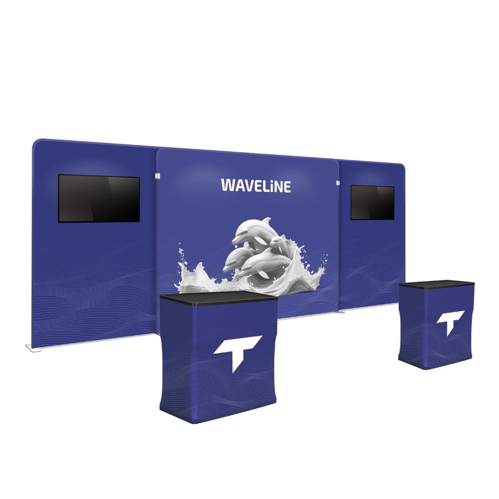 10 x 20 WaveLine Media EFE Trade Show Booth