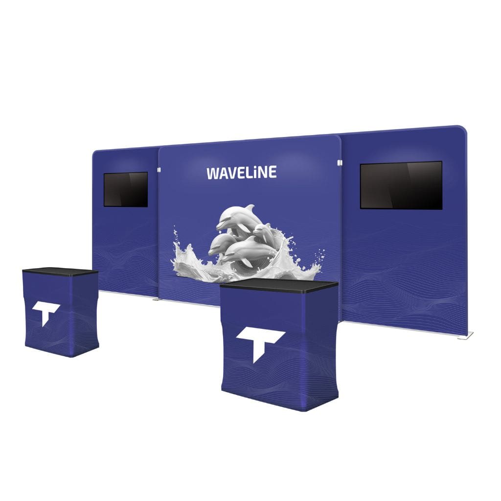 10 x 20 WaveLine Media EFE Trade Show Booth