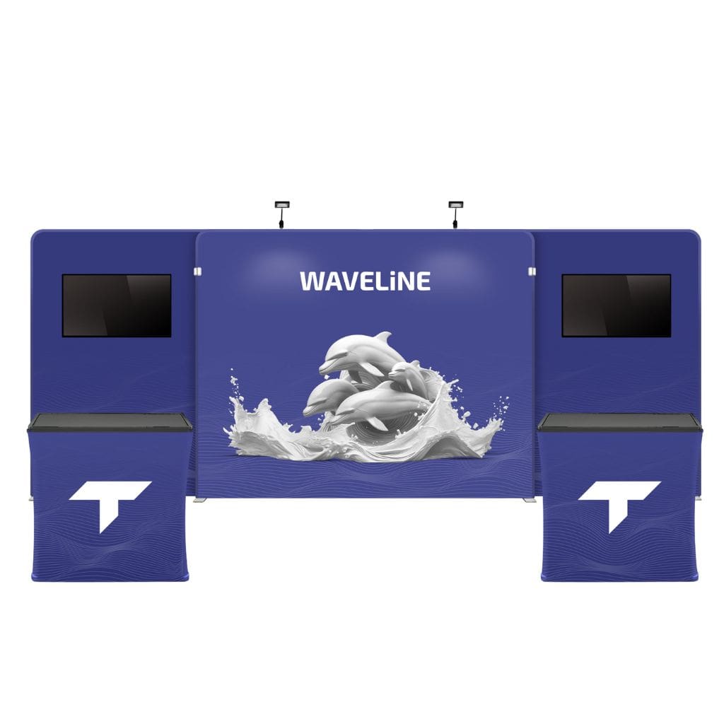 10 x 20 WaveLine Media EFE Trade Show Booth