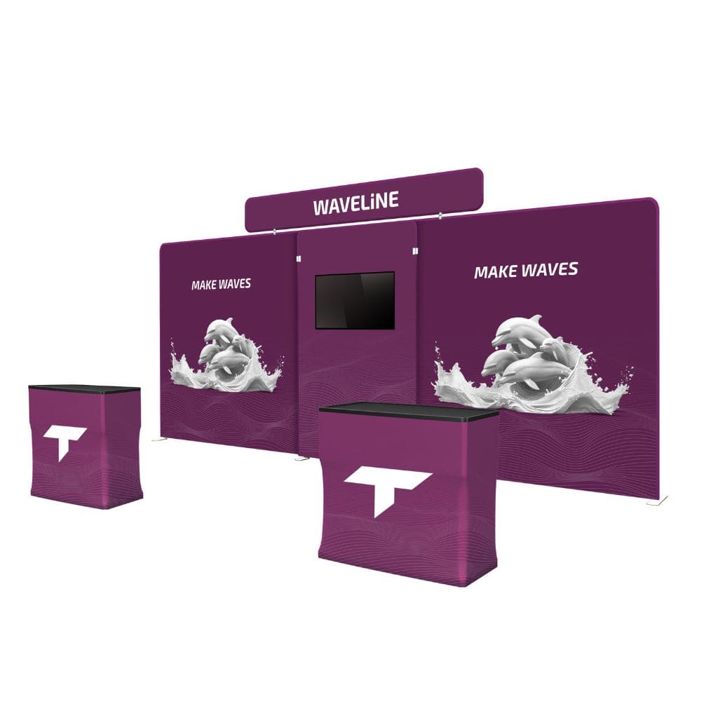 10 x 20 WaveLine Media GEG Trade Show Booth