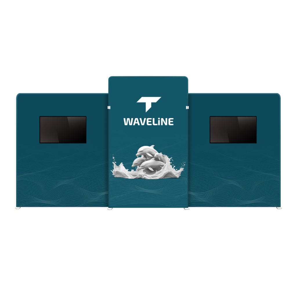 10 x 20 WaveLine Media NKN Trade Show Booth