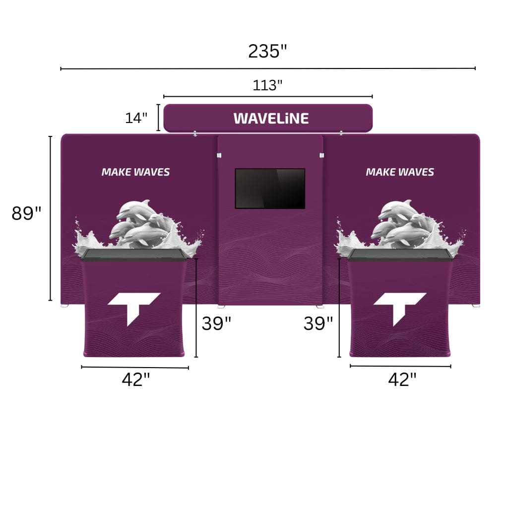 10 x 20 WaveLine Media GEG Trade Show Booth
