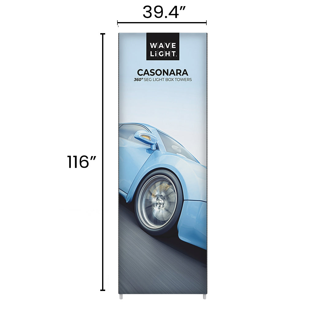 10' WaveLight Casonara Backlit Tower
