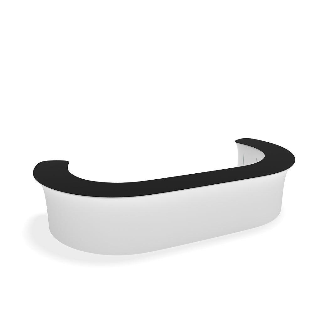 20' C Curve InfoDesk Trade Show Counter