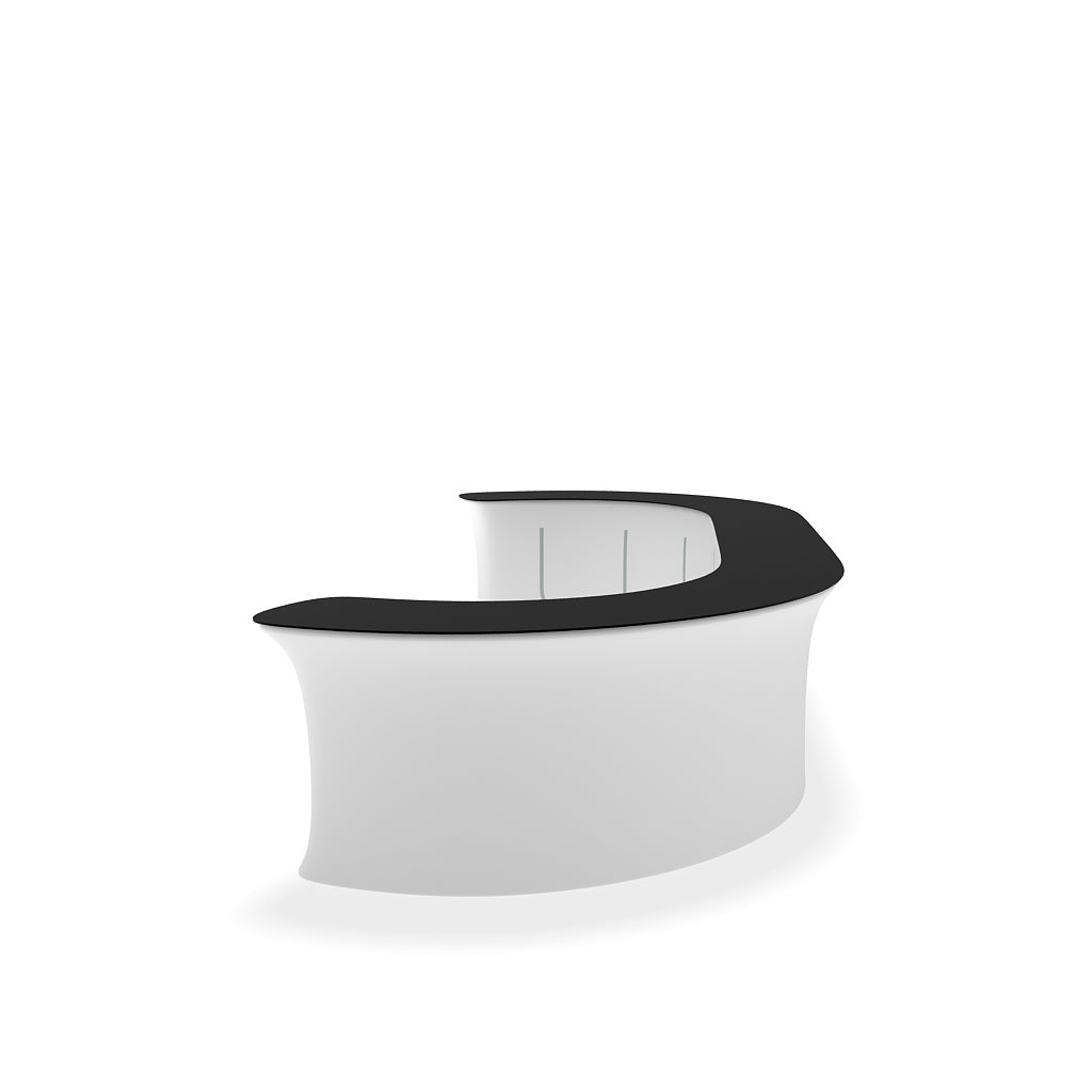 20' C Curve InfoDesk Trade Show Counter