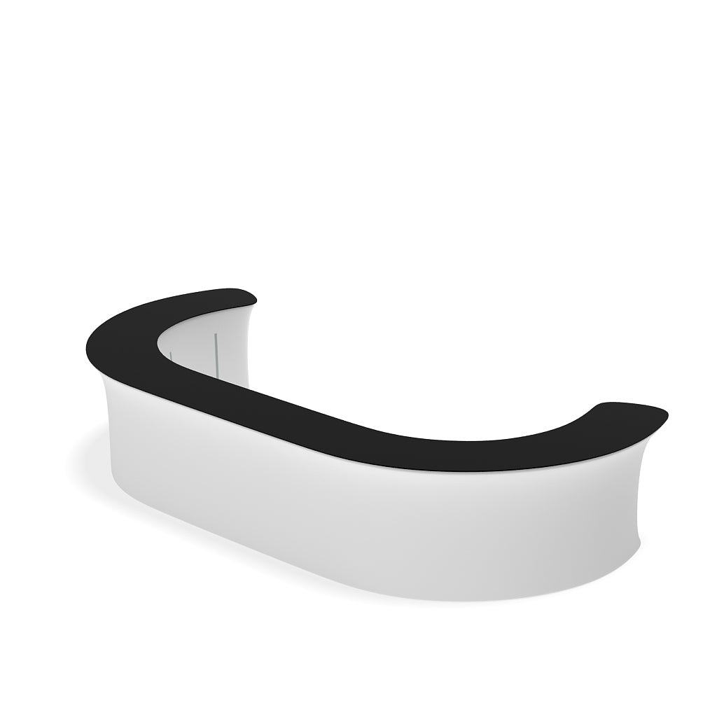 20' C Curve InfoDesk Trade Show Counter