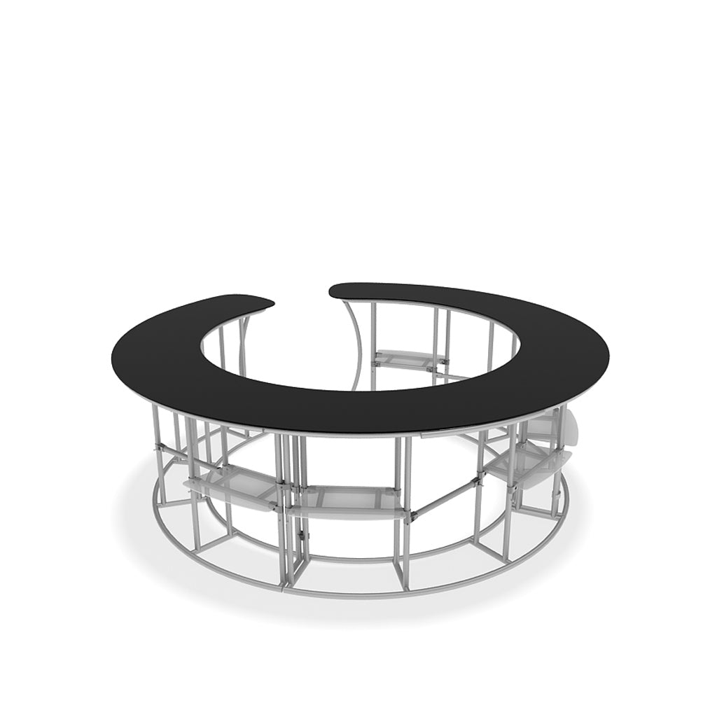 10' Ring InfoDesk Trade Show Counter