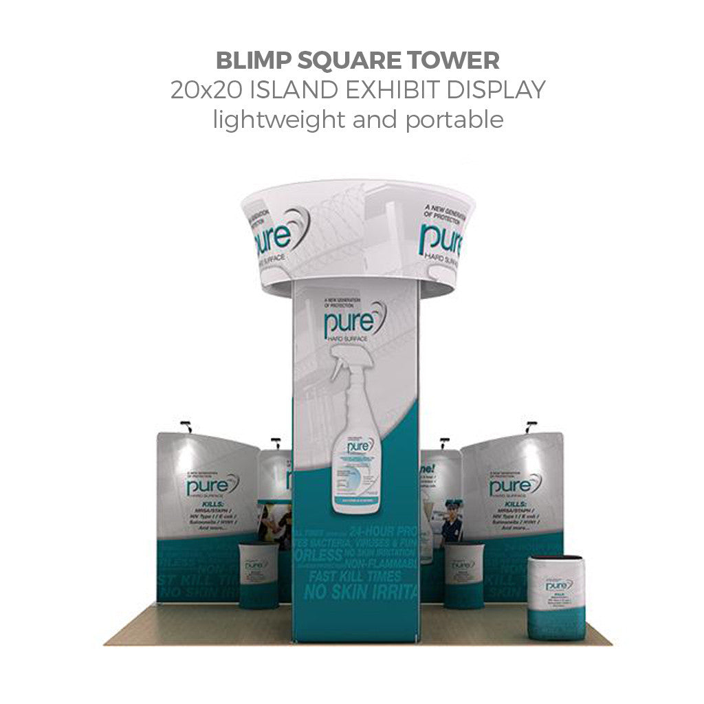 15' WaveLight Rotating Blimp Squared Tower