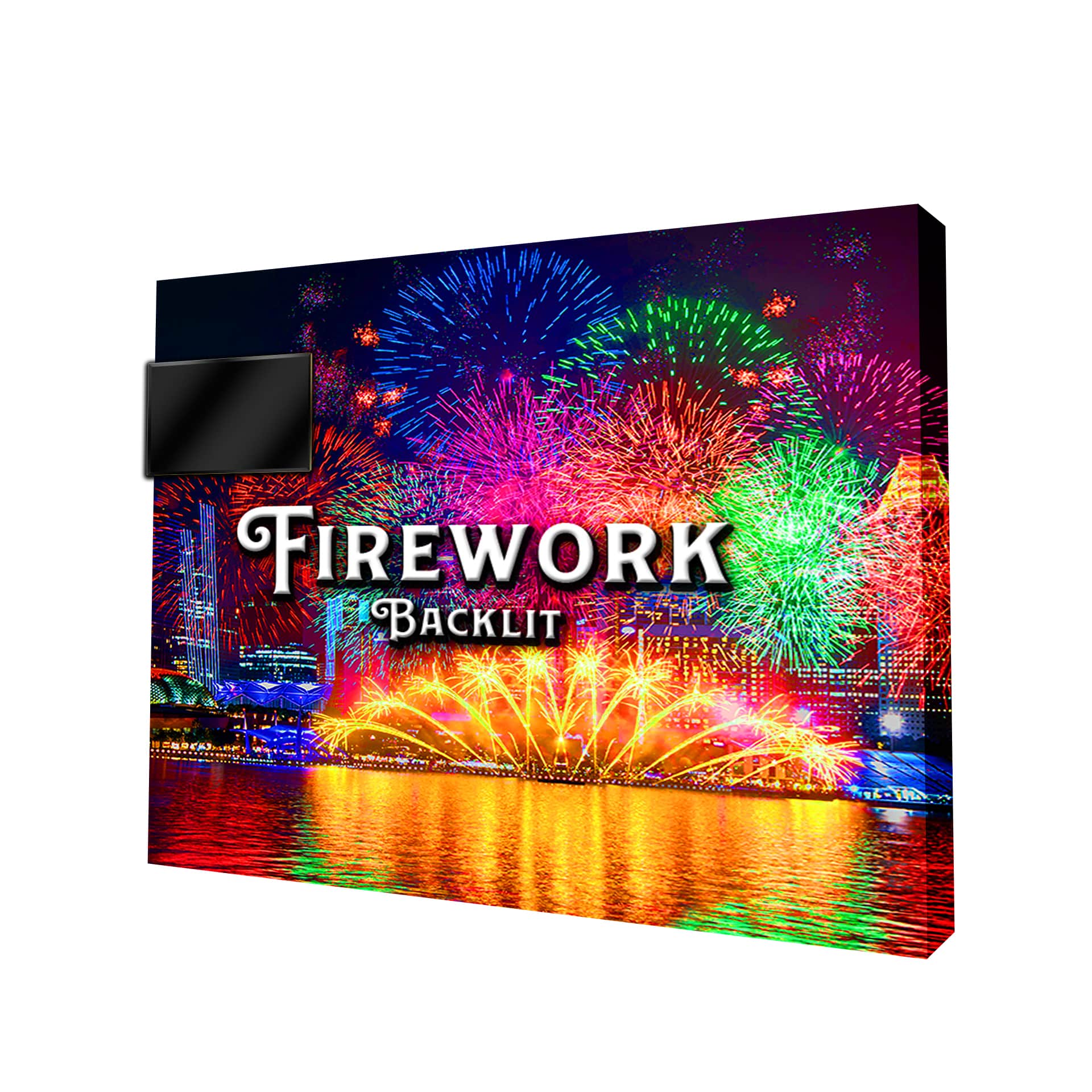 10' Firework LED Backlit TV Display Kit