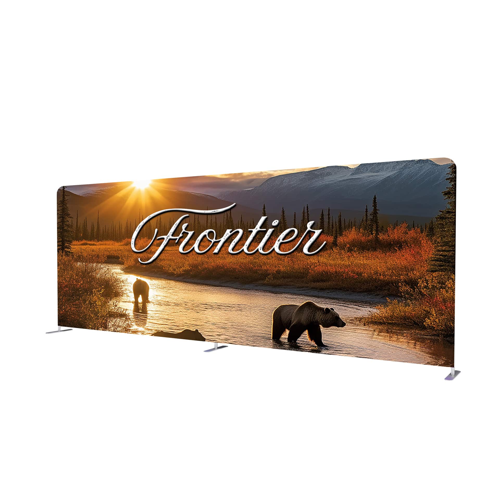 20' Frontier Fabric Trade Show Display