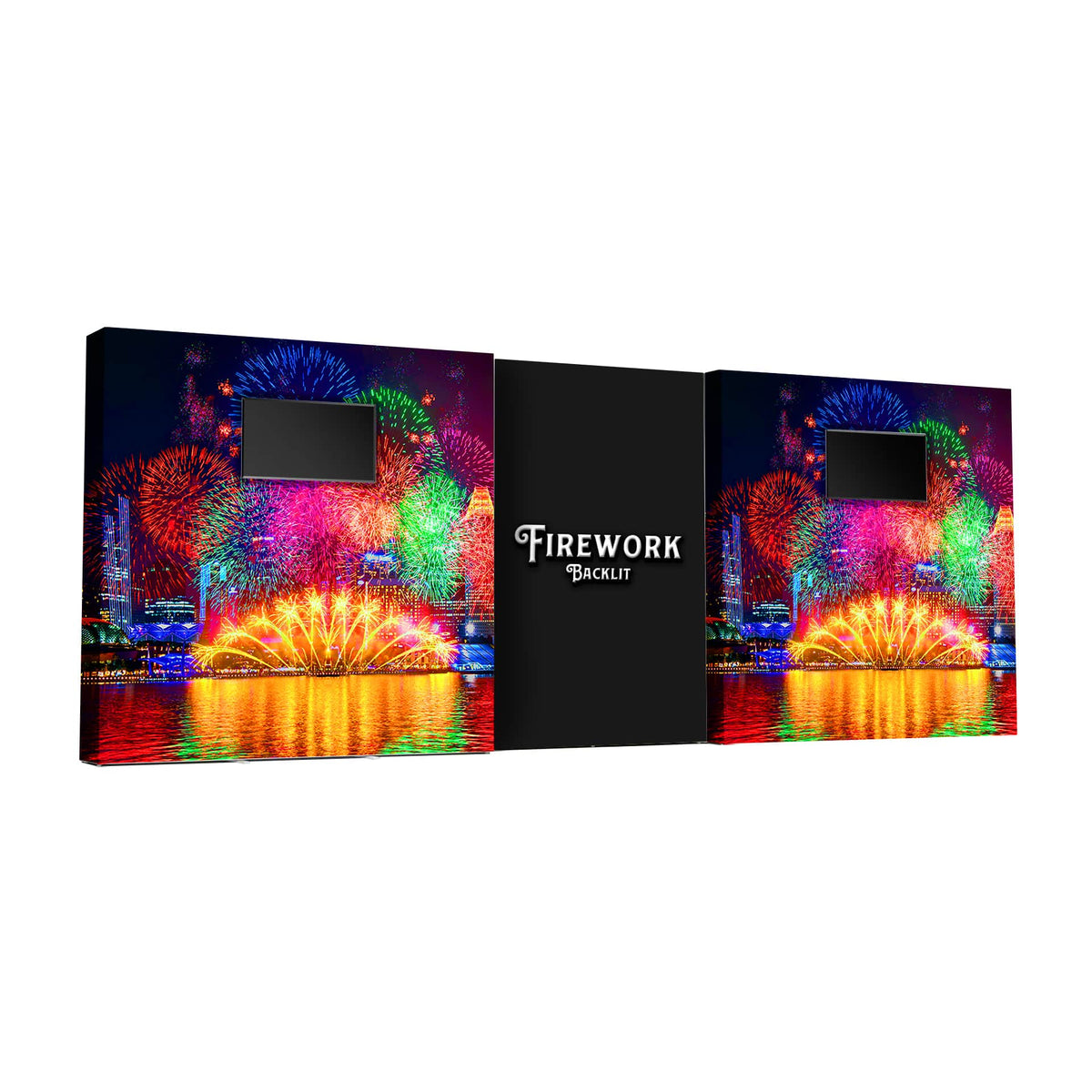 20&#39; Firework Backlit TV Display Kit