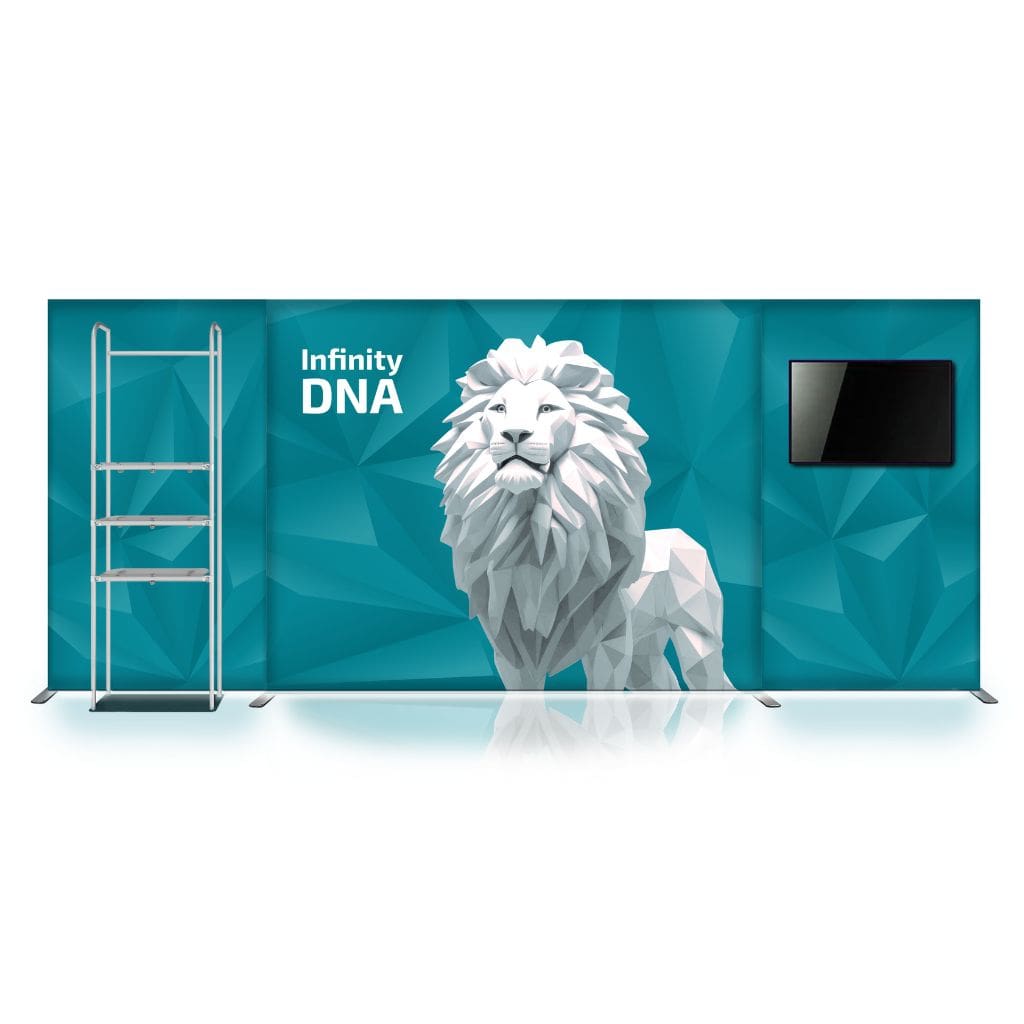 20 x 20 Infinity DNA Deluxe Trade Show Booth