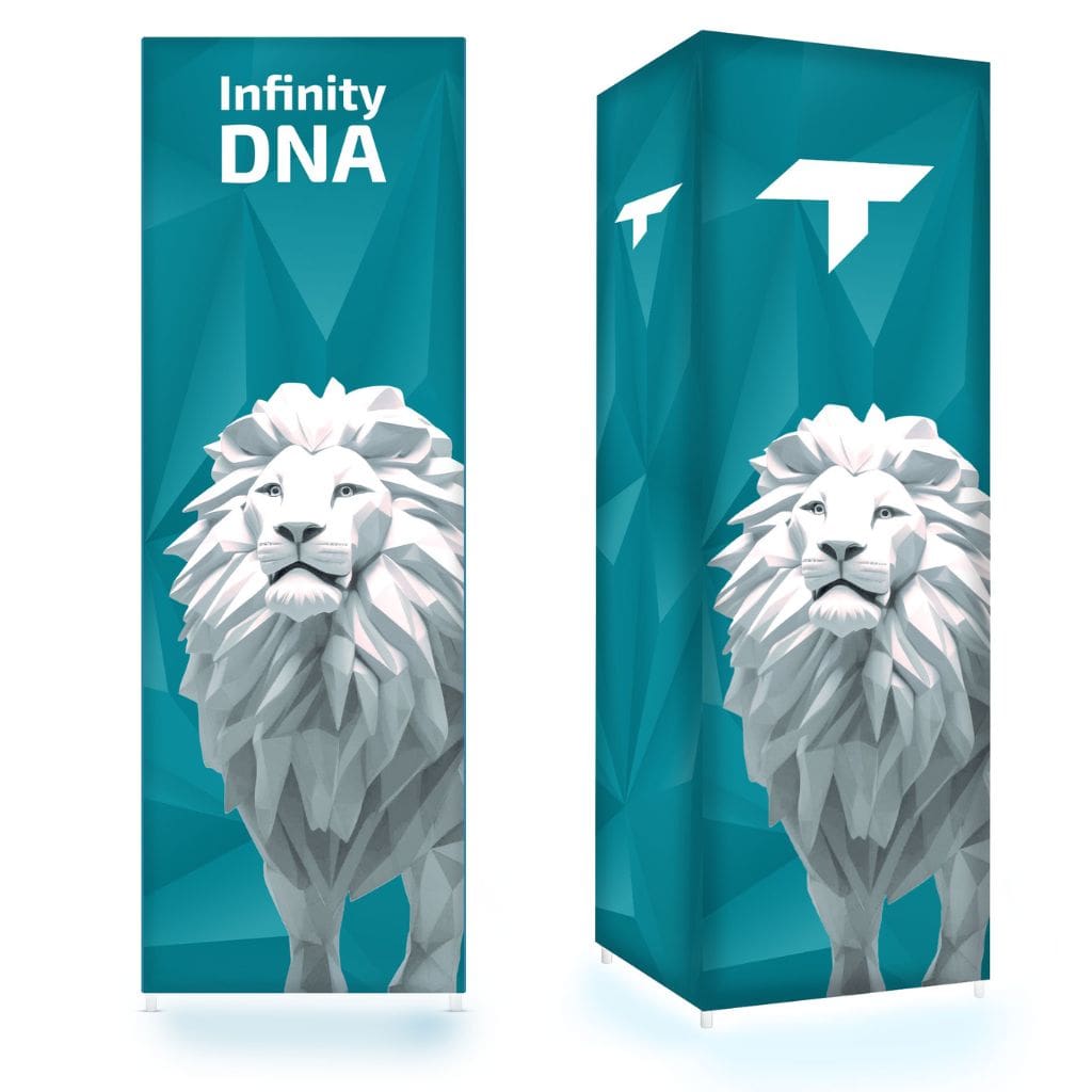20 x 20 Infinity DNA Deluxe Trade Show Booth