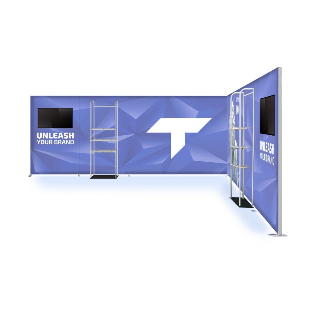 20 x 20 Infinity DNA Corner Trade Show Booth