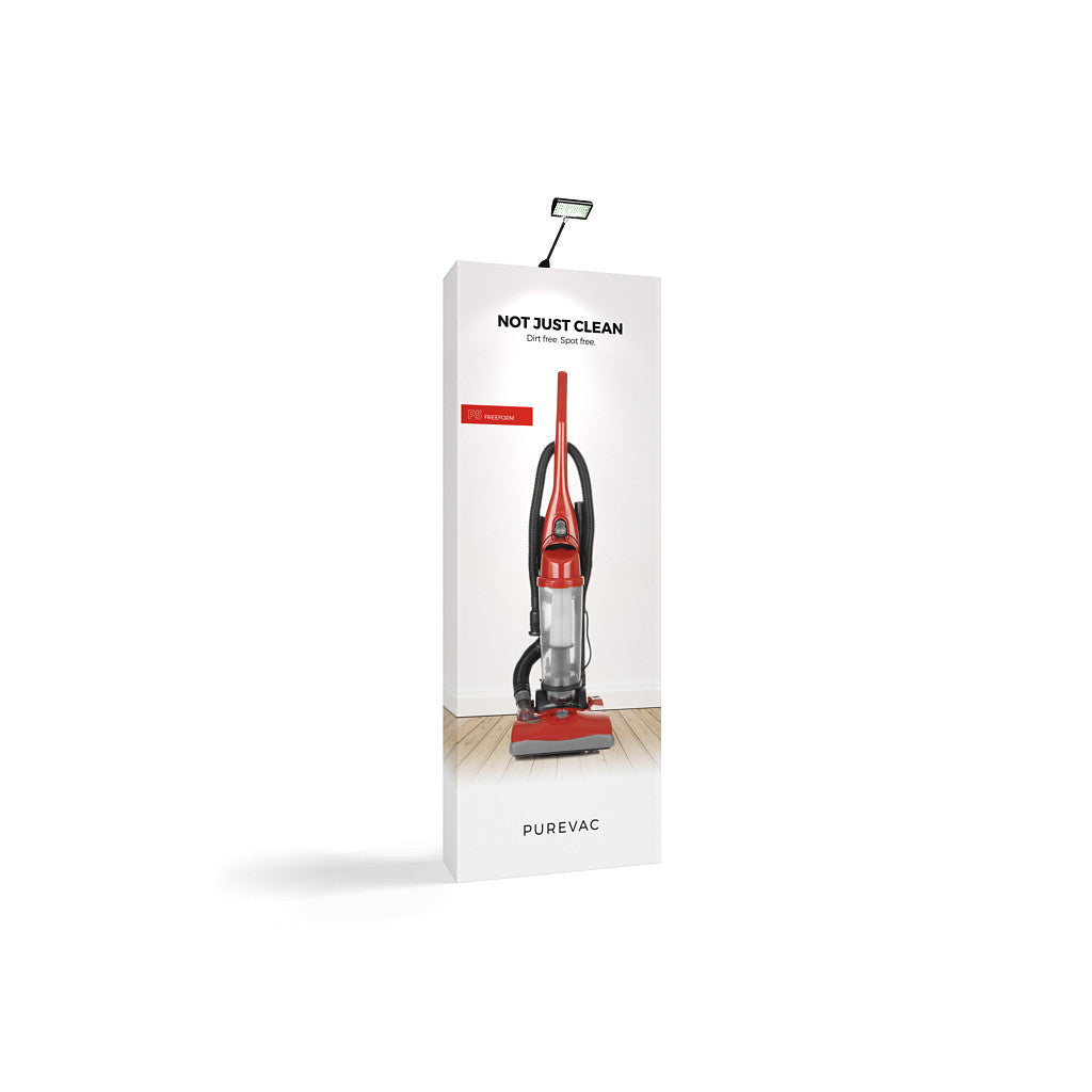 3' OneFabric Portable Pop Up Trade Show Display