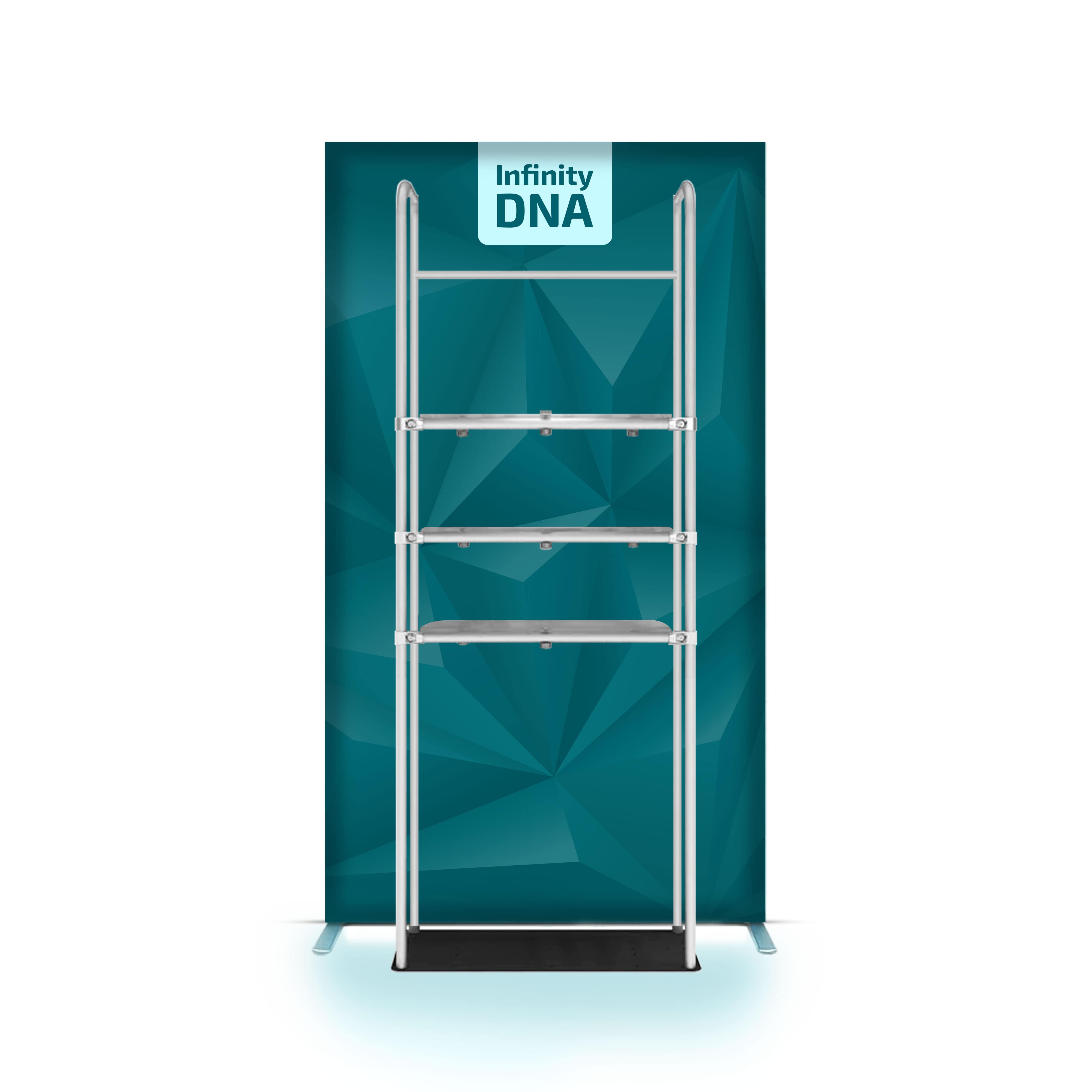 4.5' Infinity DNA Pro Lightbox with Merchandiser Shelf