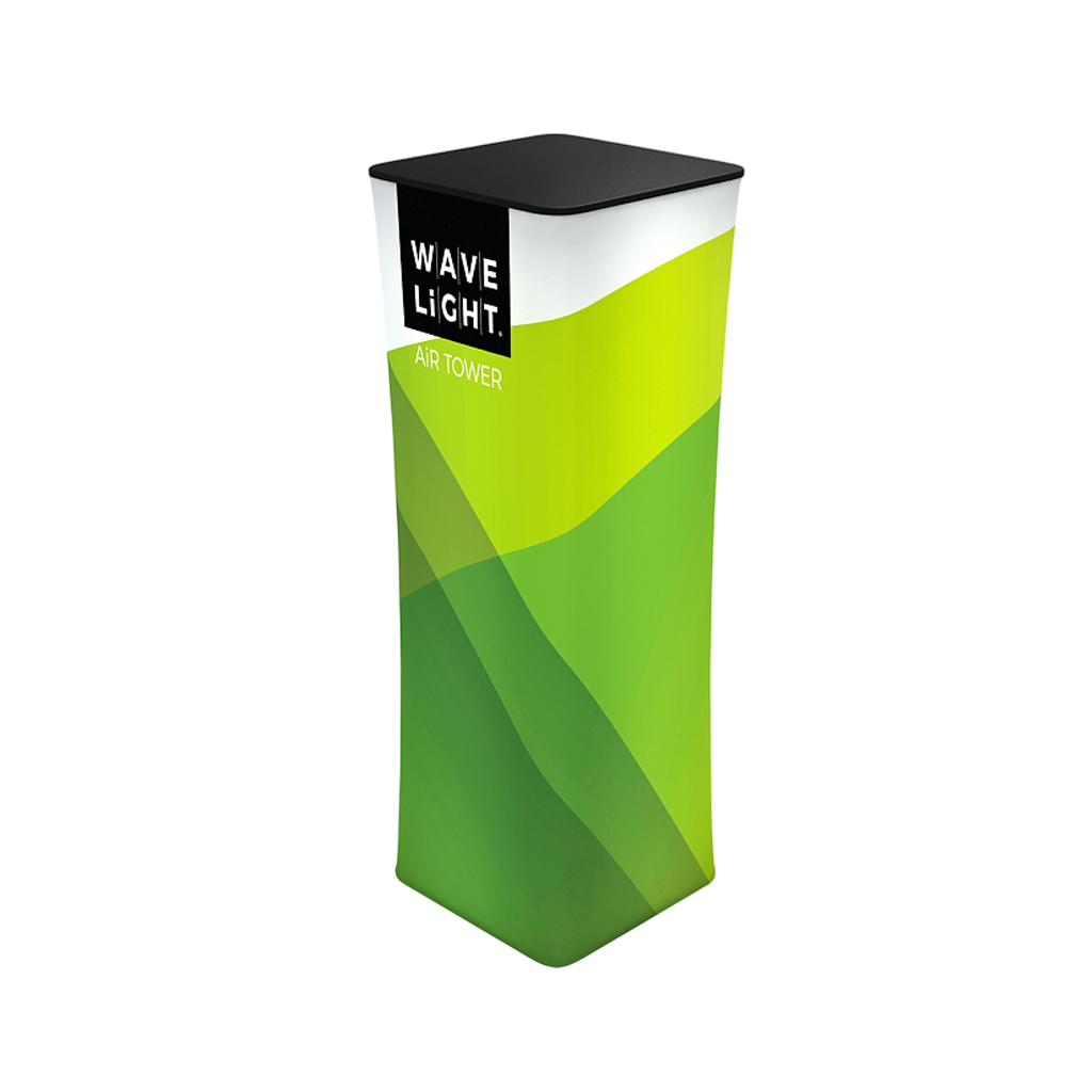 7.5' WaveLight Air Backlit Inflatable Square Tower