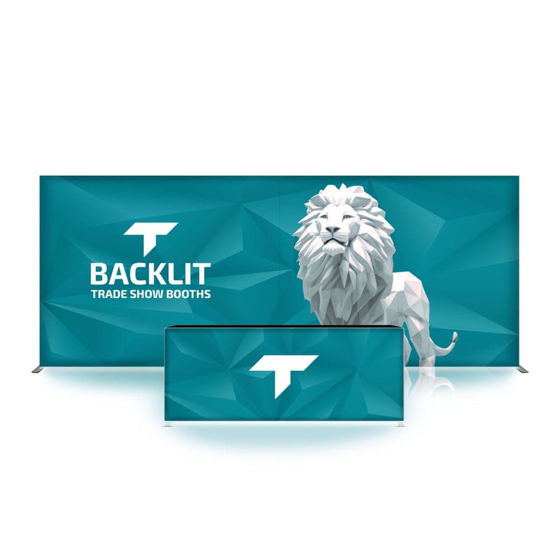 10 x 10 Backlit Lightbox Trade Show Booths — Total Trade Show