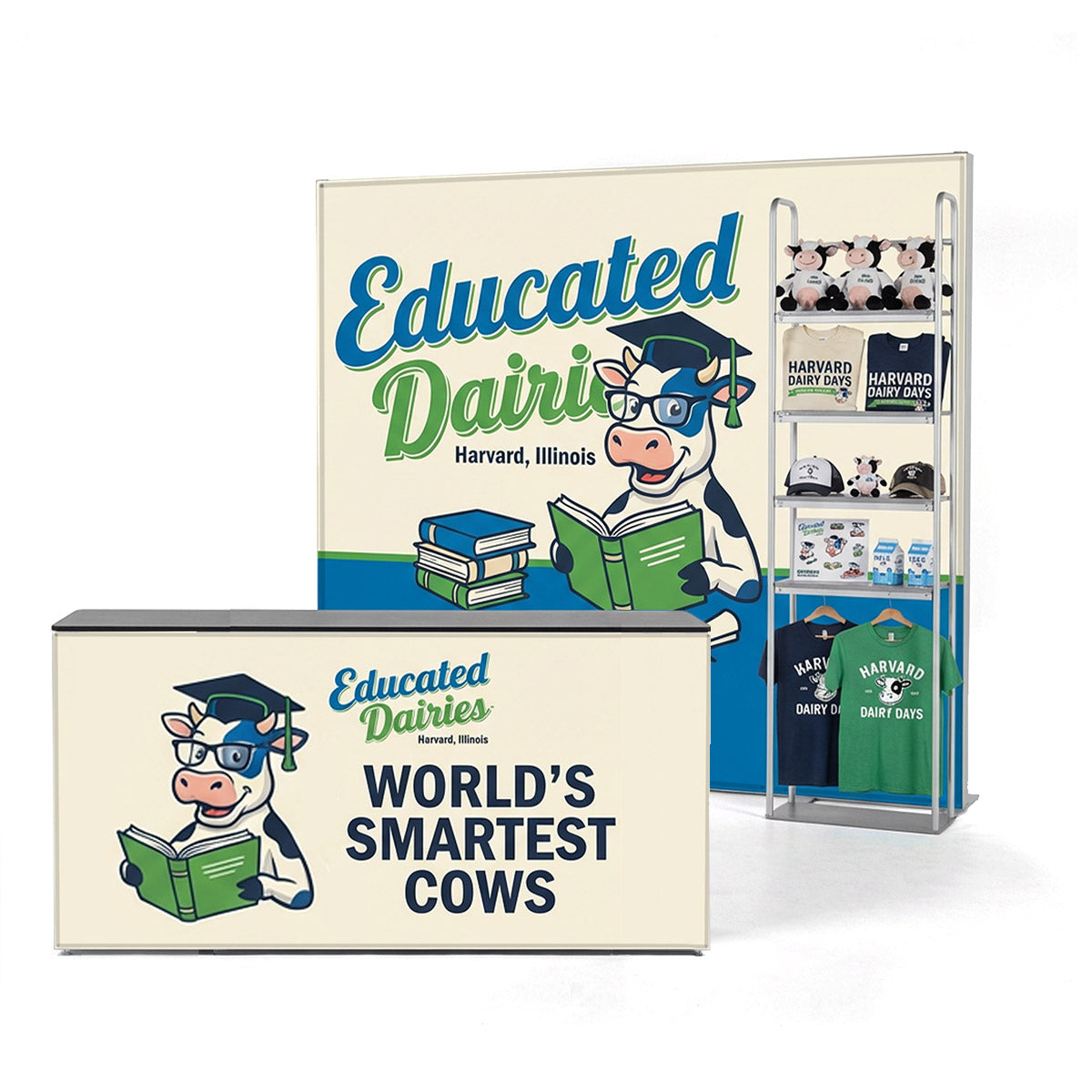 10 x 10 Infinity DNA Merchandiser Trade Show Booth