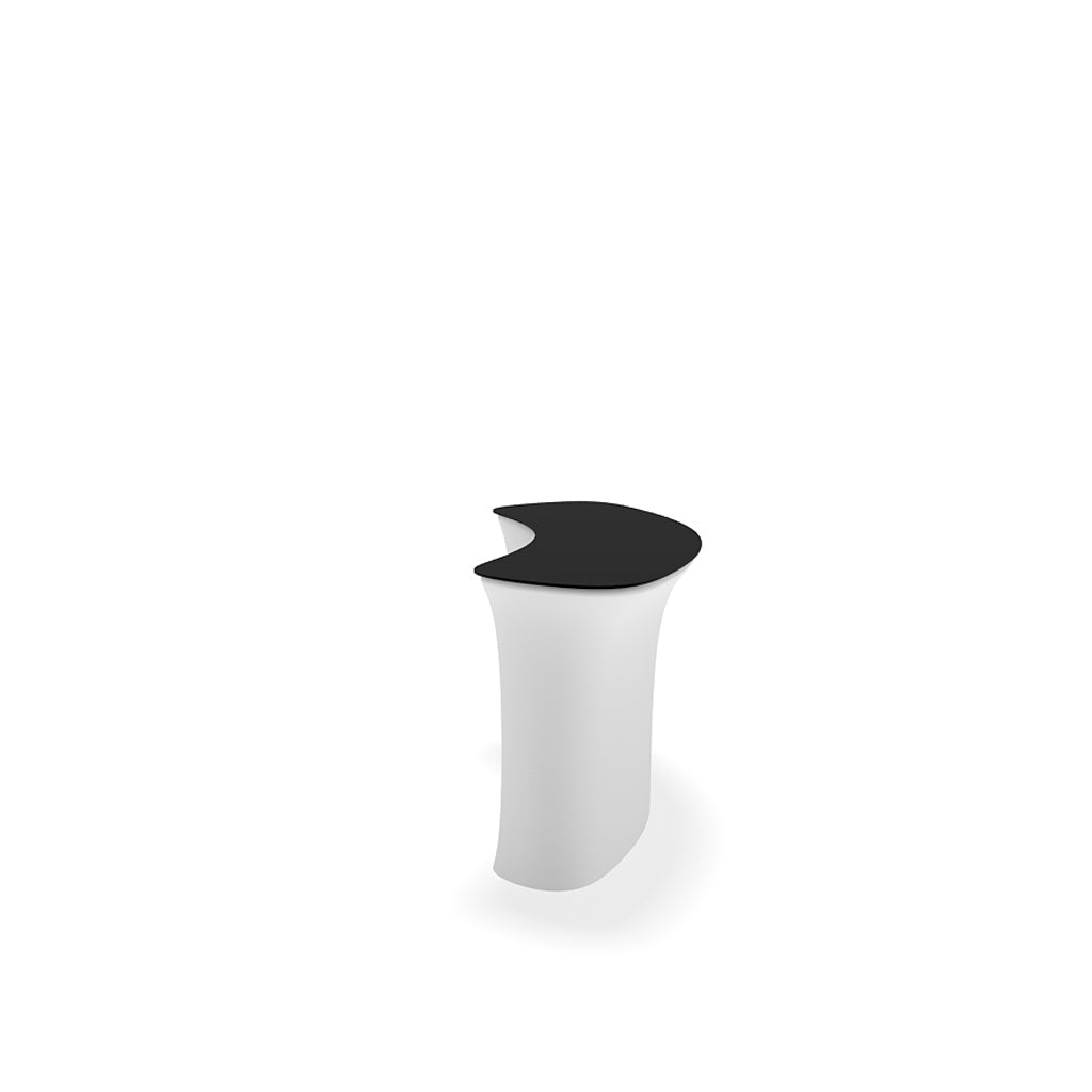 6' Curved InfoDesk Trade Show Counter
