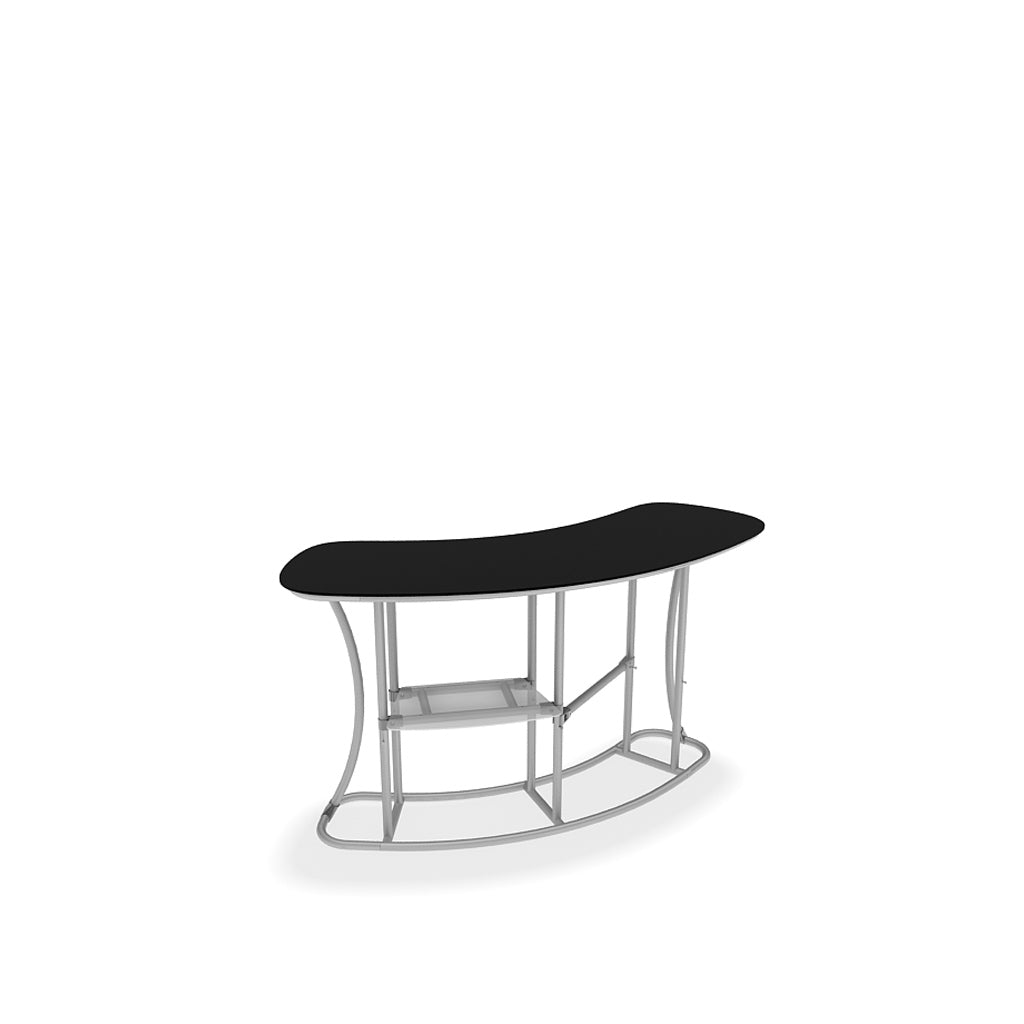 6' Curved InfoDesk Trade Show Counter