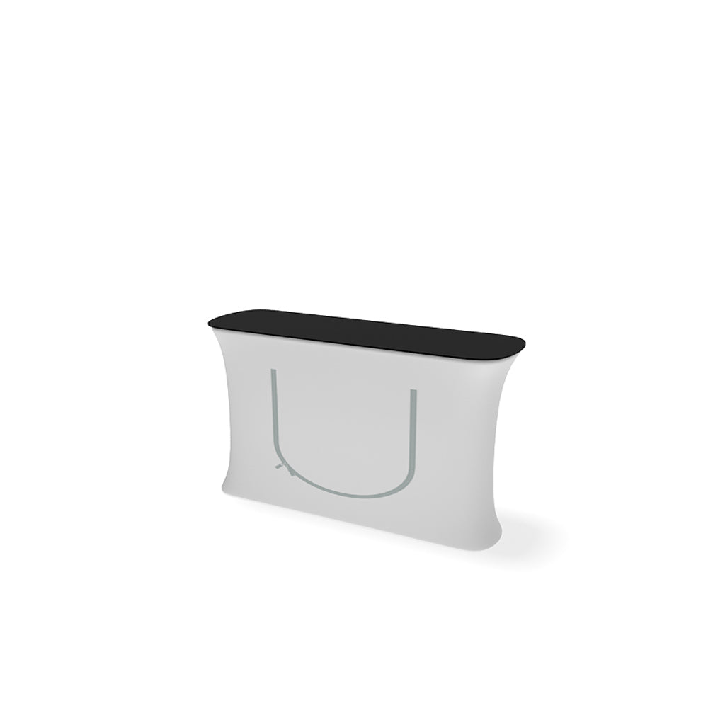 6' Straight InfoDesk Trade Show Counter