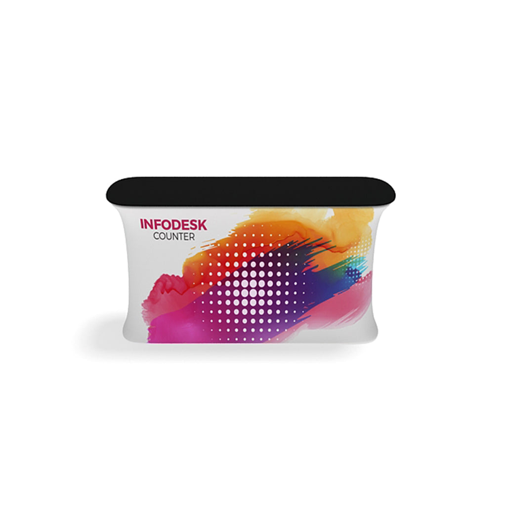 6' Straight InfoDesk Trade Show Counter